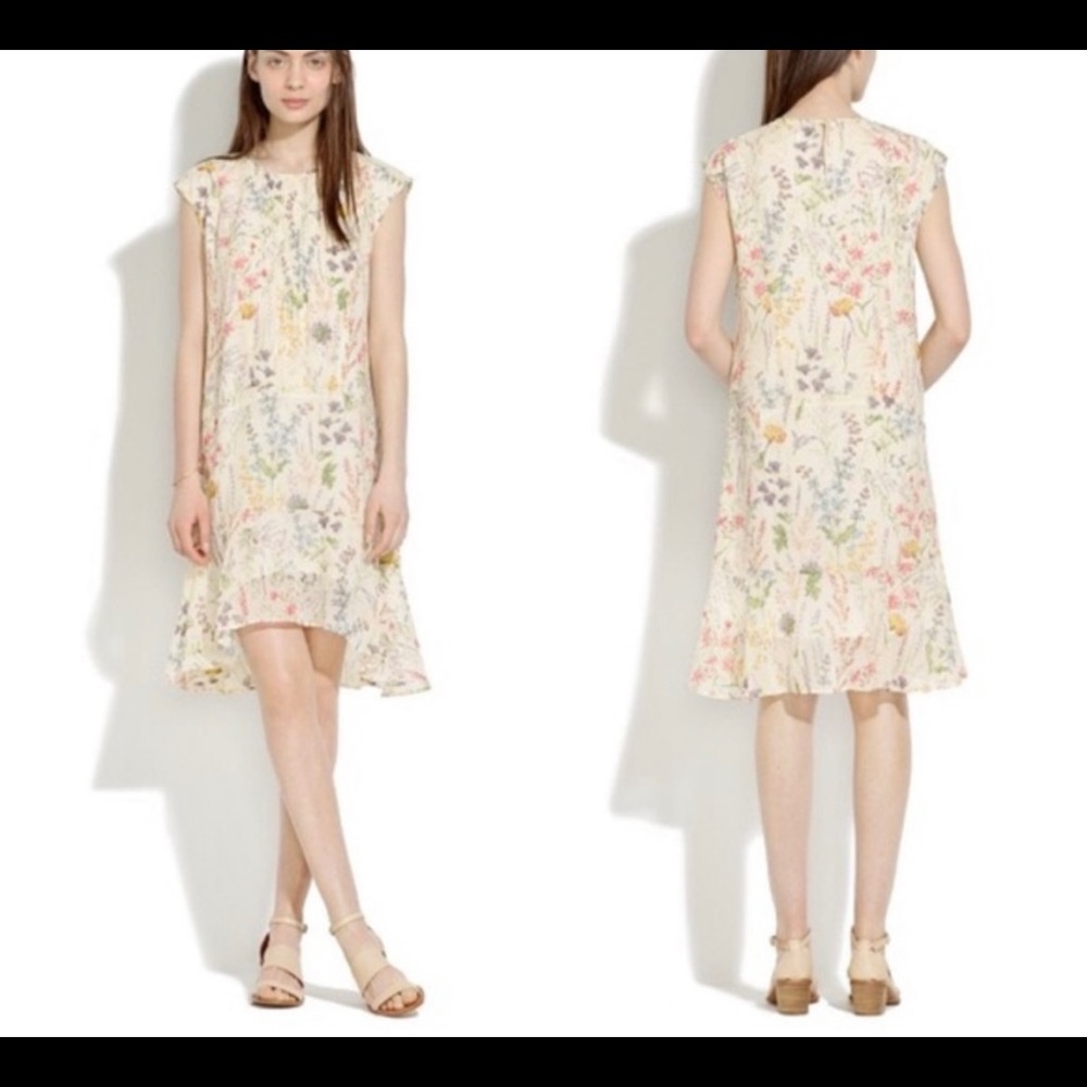 Madewell Gardengate Silk Dress